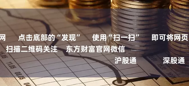 配资股票门户网      点击底部的“发现”     使用“扫一扫”     即可将网页分享至朋友圈                            扫描二维码关注    东方财富官网微信                                                                        沪股通             深股通